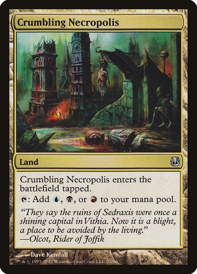 Image for Crumbling Necropolis (74) [Duel Decks: Ajani vs. Nicol Bolas]