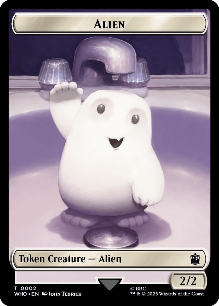 Image for Alien // Alien Salamander Double-Sided Token (2 // 16) [Universes Beyond: Doctor Who]