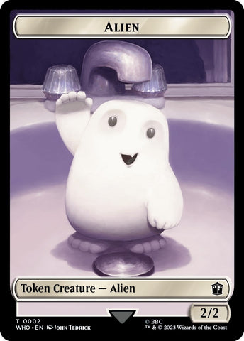 Image for Alien // Clue (0023) Double-Sided Token (2 // 23) [Universes Beyond: Doctor Who]