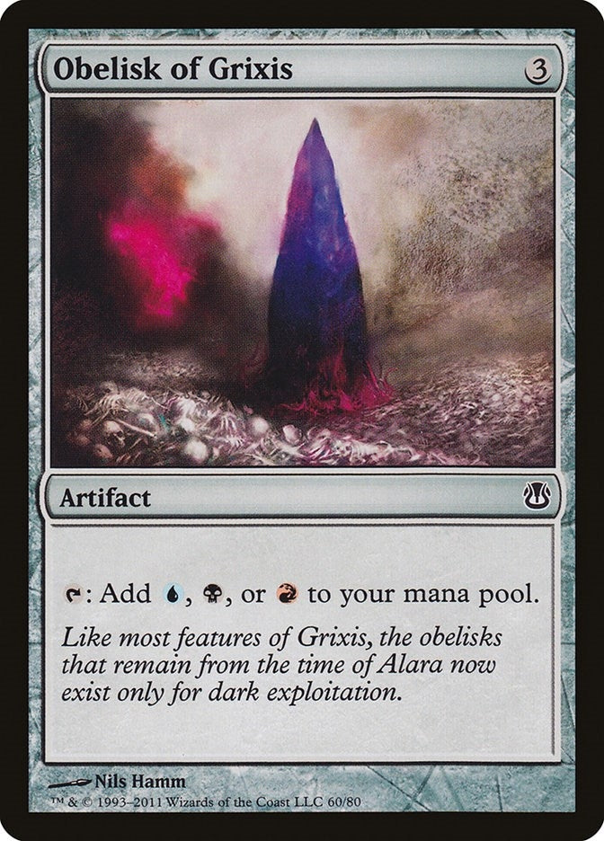 Image for Obelisk of Grixis (60) [Duel Decks: Ajani vs. Nicol Bolas]