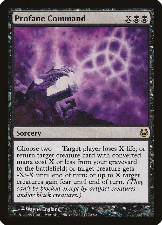 Image for Profane Command (70) [Duel Decks: Ajani vs. Nicol Bolas]