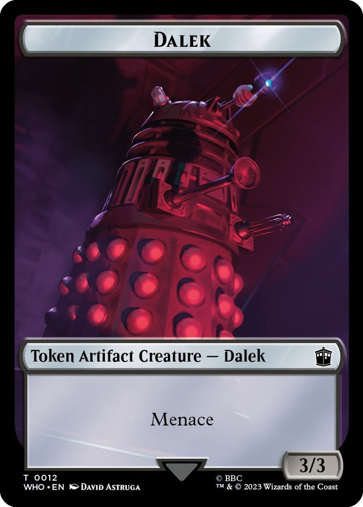 Image for Dalek // Treasure (0029) Double-Sided Token (12 // 29) [Universes Beyond: Doctor Who]