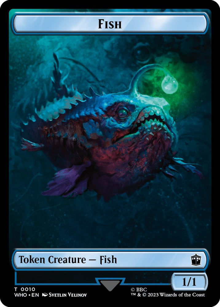 Image for Fish // Treasure (0030) Double-Sided Token (10 // 30) [Universes Beyond: Doctor Who]