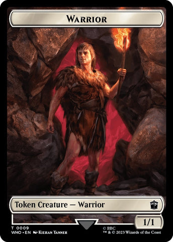 Image for Warrior // Dinosaur Double-Sided Token (9 // 20) [Universes Beyond: Doctor Who]