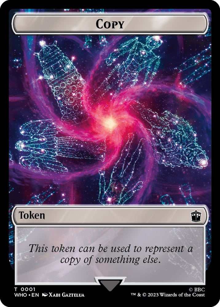 Image for Copy // Dinosaur Double-Sided Token (1 // 20) [Universes Beyond: Doctor Who]
