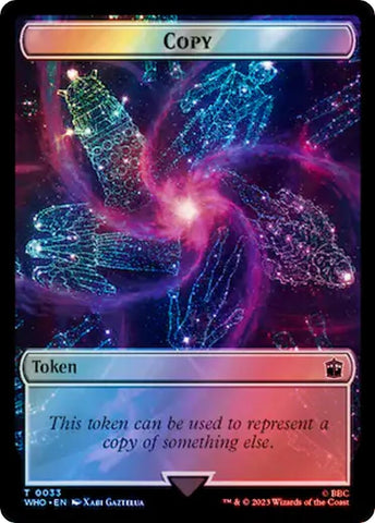 Image for Copy // Alien Warrior Double-Sided Token (Surge Foil) (33 // 46) [Universes Beyond: Doctor Who]