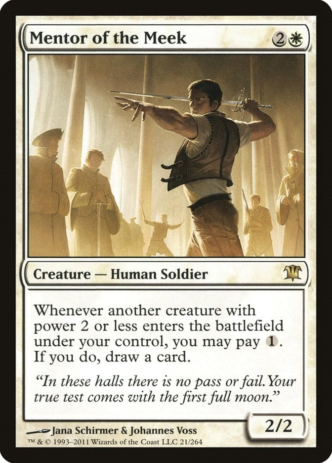 Image for Mentor of the Meek (21) [Innistrad]