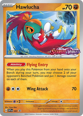Image for Hawlucha - 007 (Prerelease) [Staff] (007) (SVP)