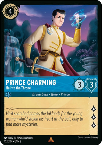 Image for Prince Charming - Heir to the Throne (157/204) - Disney Lorcana