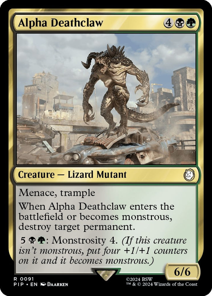 Image for Alpha Deathclaw (91) [Universes Beyond: Fallout]