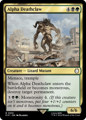 Image for Alpha Deathclaw (91) [Universes Beyond: Fallout]