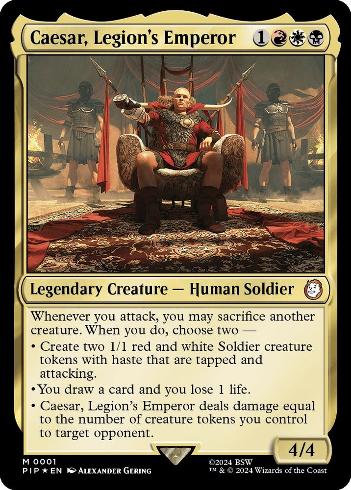 Image for Caesar, Legion's Emperor (1) [Universes Beyond: Fallout]