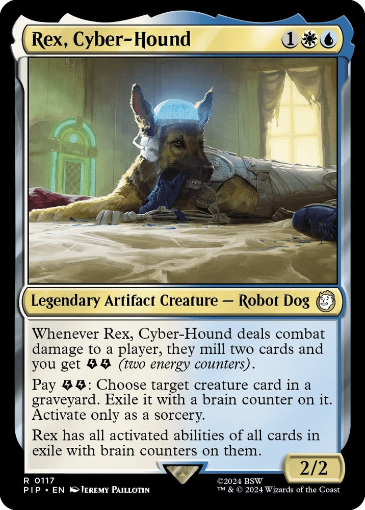 Image for Rex, Cyber-Hound (117) [Universes Beyond: Fallout]