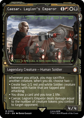 Image for Caesar, Legion's Emperor (Showcase) (339) [Universes Beyond: Fallout]