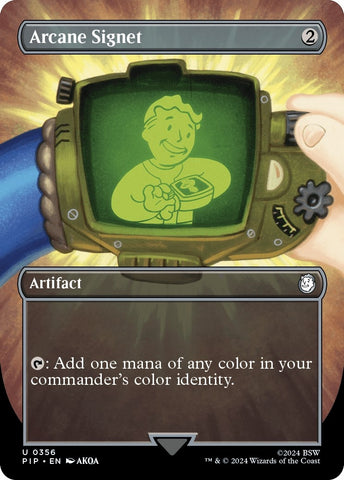Image for Arcane Signet (Borderless) (356) [Universes Beyond: Fallout]