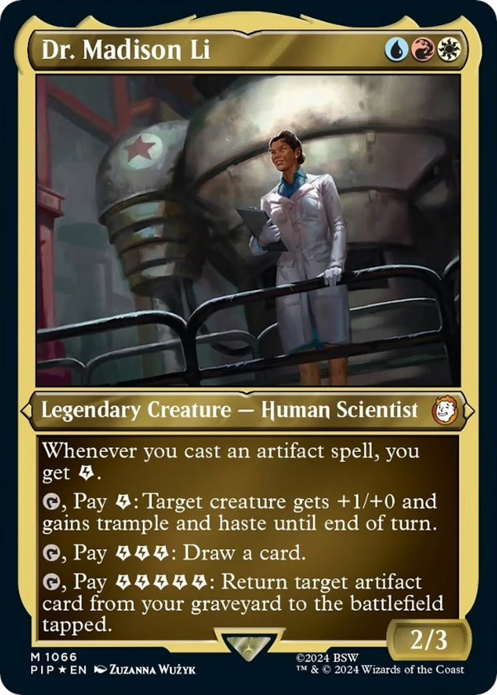 Image for Dr. Madison Li (Display Commander) - Thick Stock (1066) [Universes Beyond: Fallout]