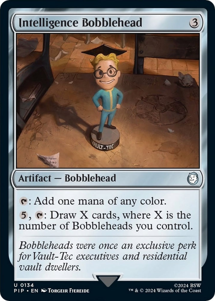 Image for Intelligence Bobblehead (134) [Universes Beyond: Fallout]