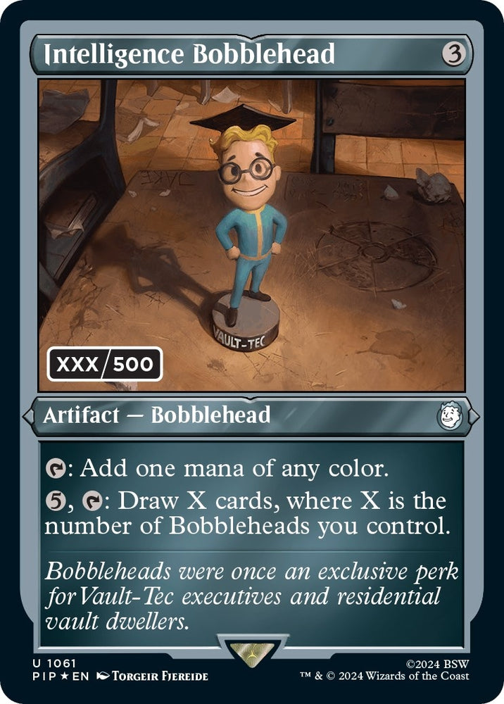 Image for Intelligence Bobblehead (Serial Numbered) (1061) [Universes Beyond: Fallout]