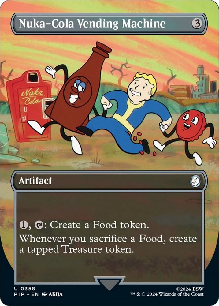 Image for Nuka-Cola Vending Machine (Borderless) (358) [Universes Beyond: Fallout]