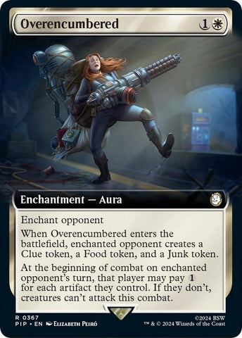 Image for Overencumbered (Extended Art) (367) [Universes Beyond: Fallout]