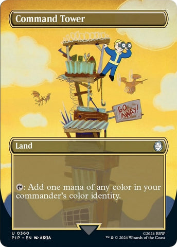 Image for Command Tower (Borderless) (360) [Universes Beyond: Fallout]