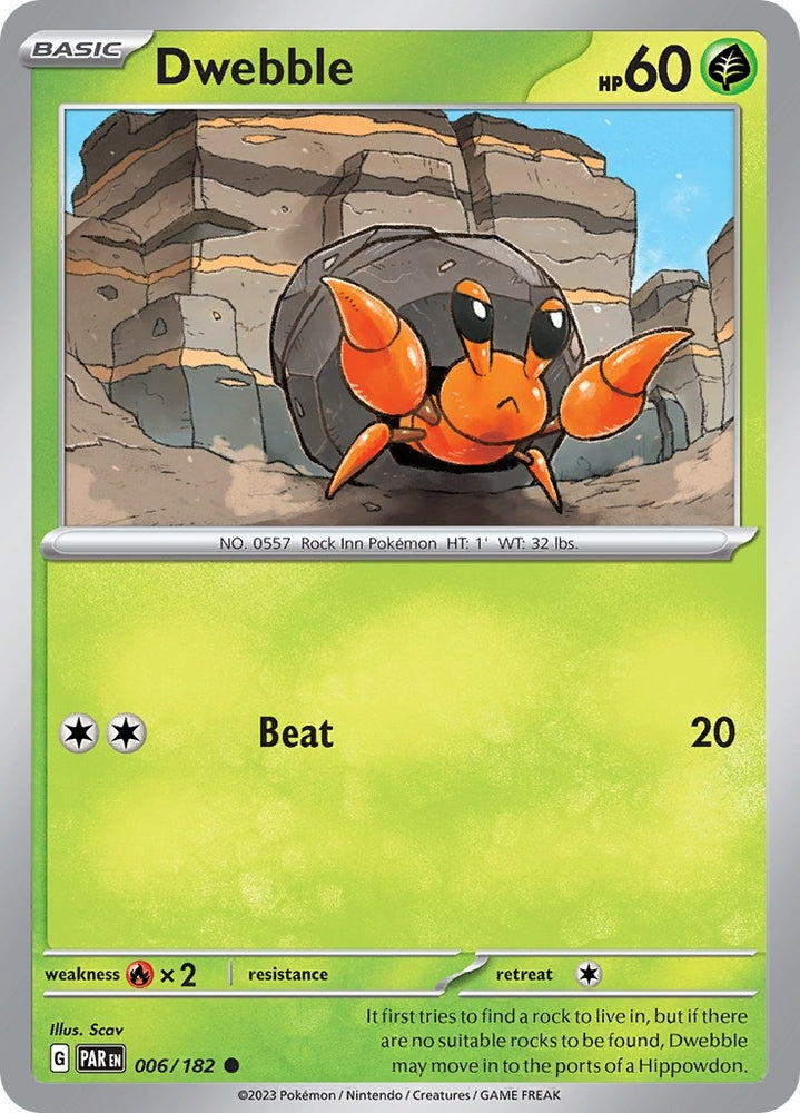 Image for Dwebble (006/182) (PAR)
