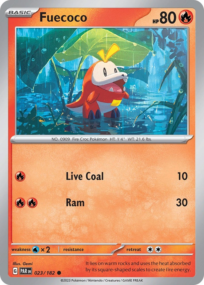 Image for Fuecoco (023/182) (PAR)