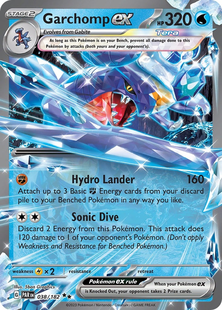 Image for Garchomp ex - 038/182 (038/182) (PAR)