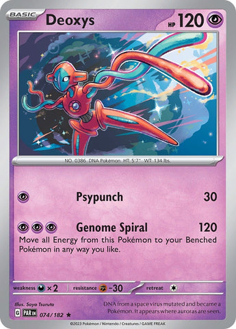 Image for Deoxys (074/182) (PAR)