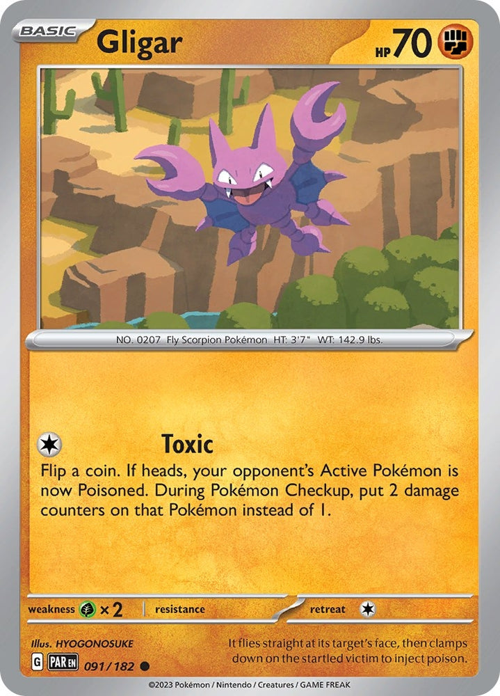Image for Gligar (091/182) (PAR)