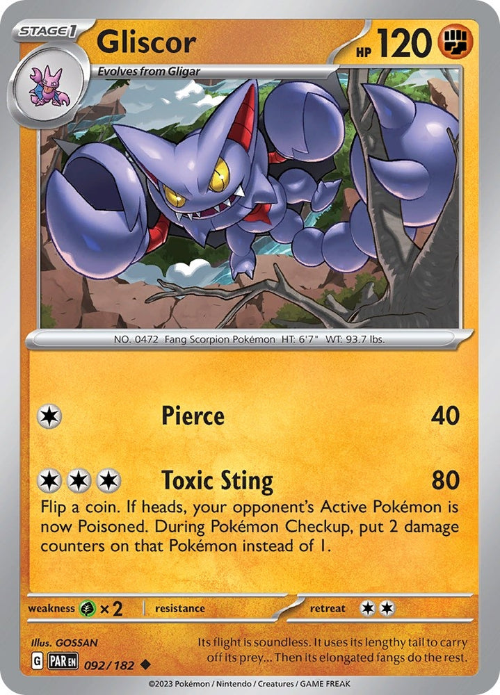 Image for Gliscor (092/182) (PAR)