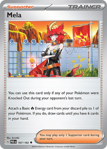 Image for Mela (167/182) (SV04: Paradox Rift) - Pokemon