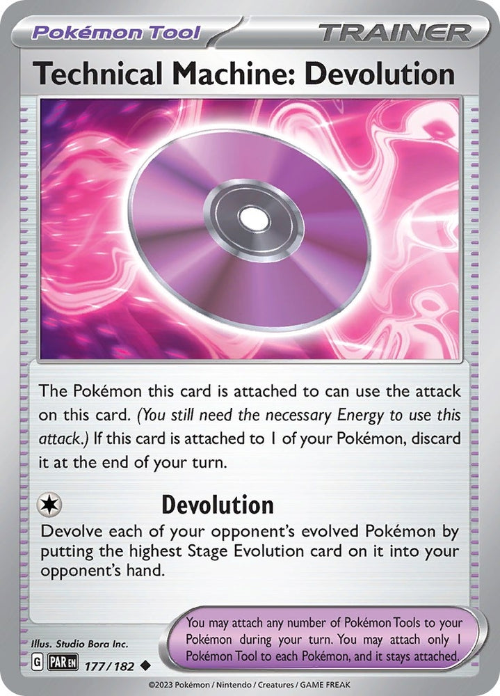 Image for Technical Machine: Devolution (177/182) - Pokemon