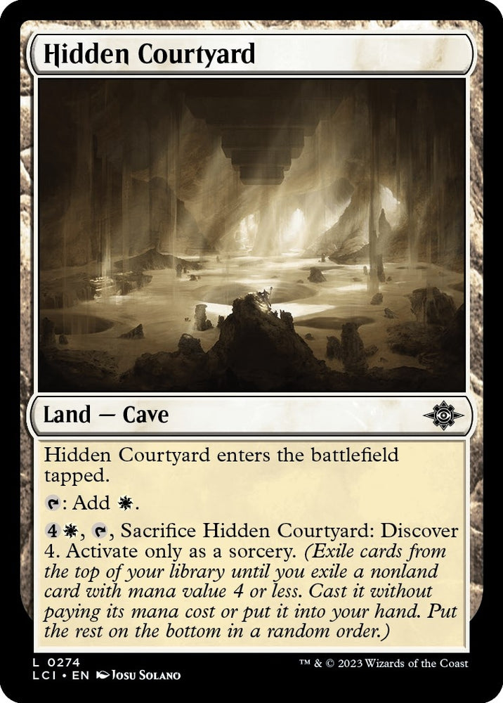 Image for Hidden Courtyard (274) [The Lost Caverns of Ixalan]