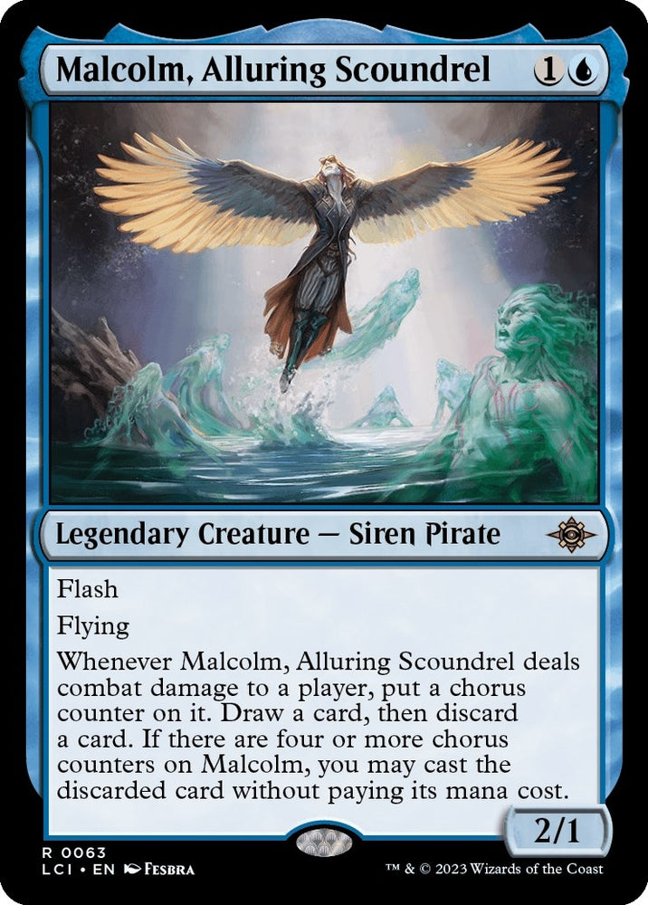 Image for Malcolm, Alluring Scoundrel (63) [The Lost Caverns of Ixalan]