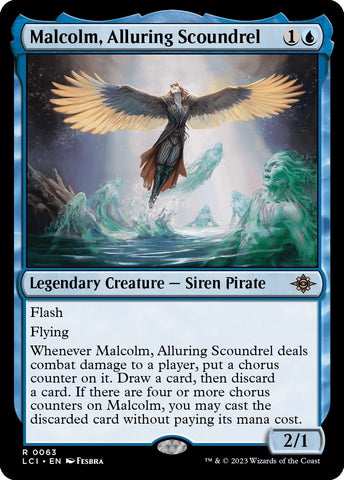 Image for Malcolm, Alluring Scoundrel (63) [The Lost Caverns of Ixalan]