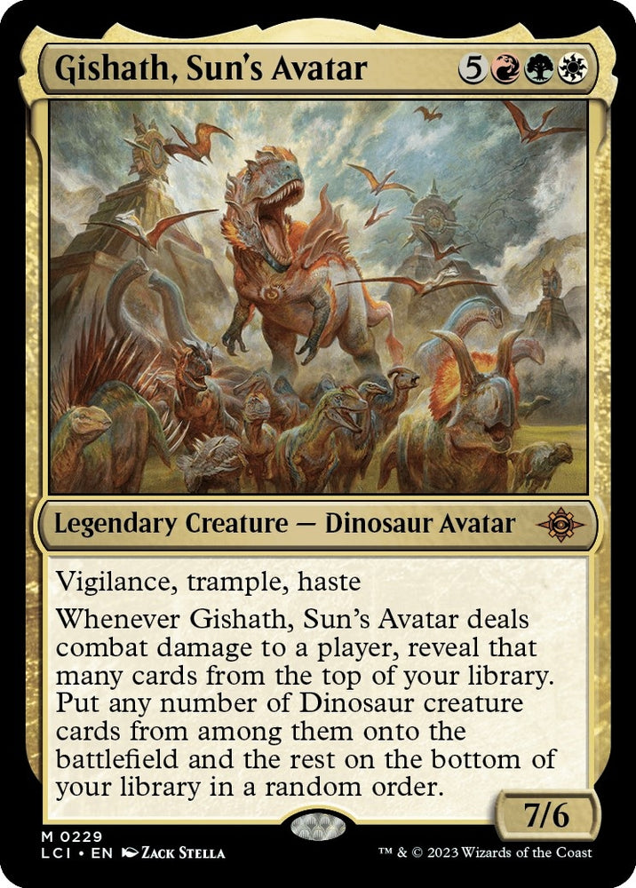 Image for Gishath, Sun's Avatar (229) [The Lost Caverns of Ixalan]