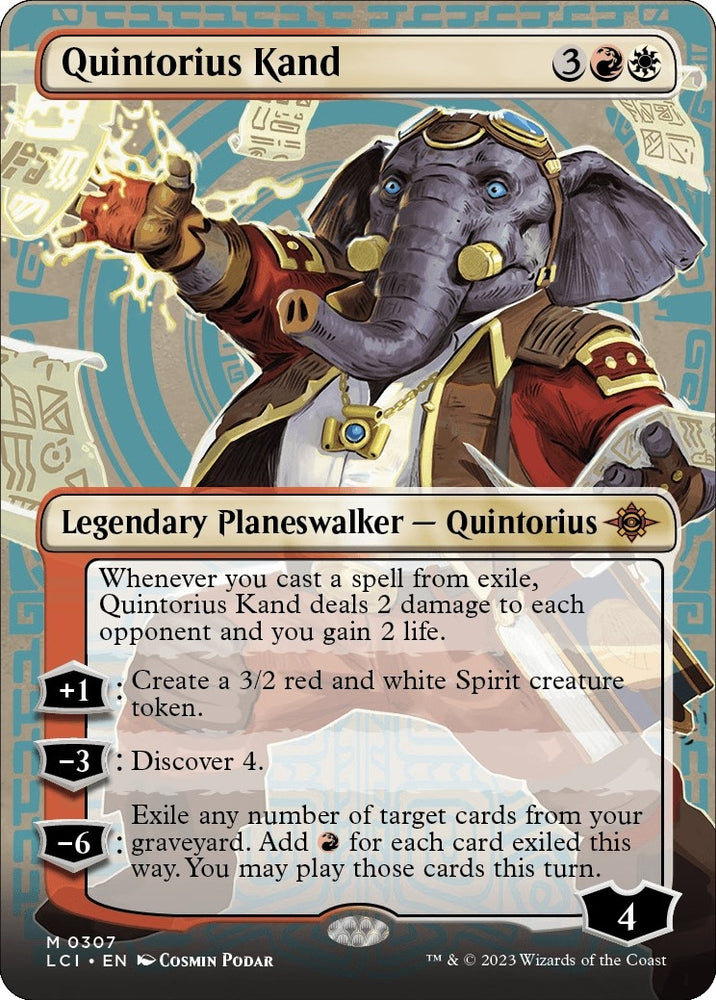 Image for Quintorius Kand (0307) (Borderless) (307) [The Lost Caverns of Ixalan]