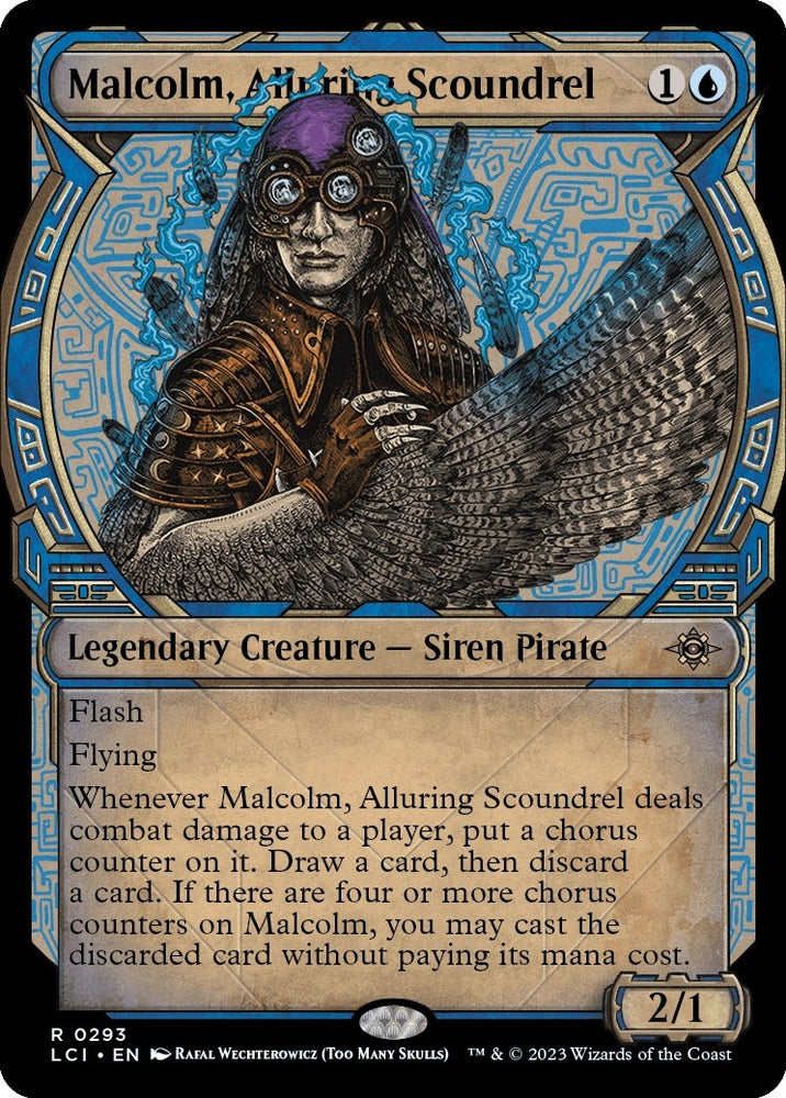 Image for Malcolm, Alluring Scoundrel (Showcase) (293) [The Lost Caverns of Ixalan]
