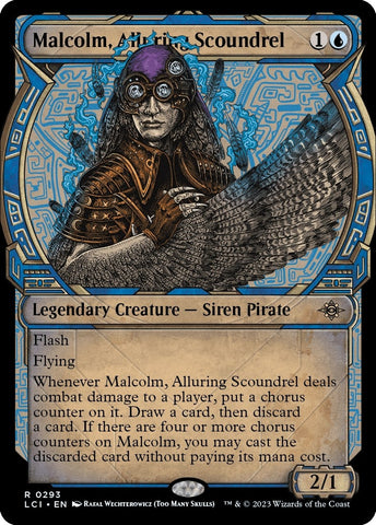 Image for Malcolm, Alluring Scoundrel (Showcase) (293) [The Lost Caverns of Ixalan]