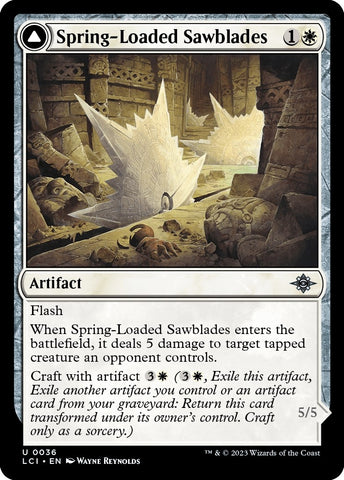 Image for Spring-Loaded Sawblades (36) [The Lost Caverns of Ixalan]
