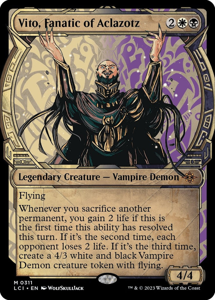 Image for Vito, Fanatic of Aclazotz (Showcase) (311) [The Lost Caverns of Ixalan]
