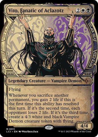 Image for Vito, Fanatic of Aclazotz (Showcase) (311) [The Lost Caverns of Ixalan]