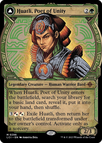Image for Huatli, Poet of Unity (Showcase) (296) [The Lost Caverns of Ixalan]