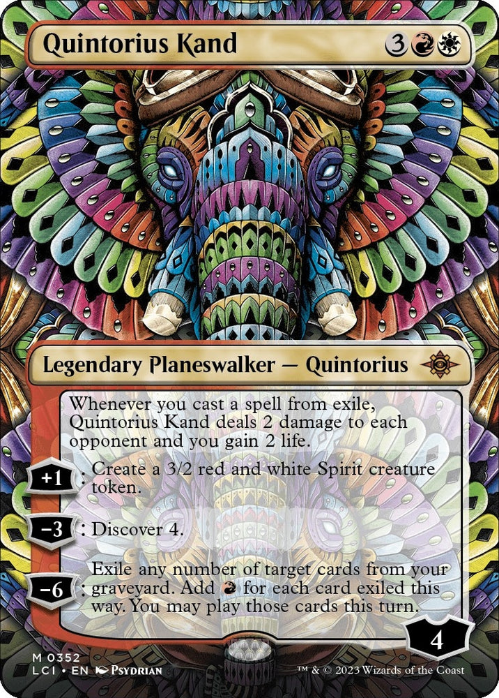 Image for Quintorius Kand (0352) (Borderless) (352) [The Lost Caverns of Ixalan]