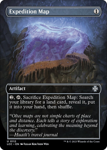 Image for Expedition Map (Borderless) (112) [Commander: The Lost Caverns of Ixalan]