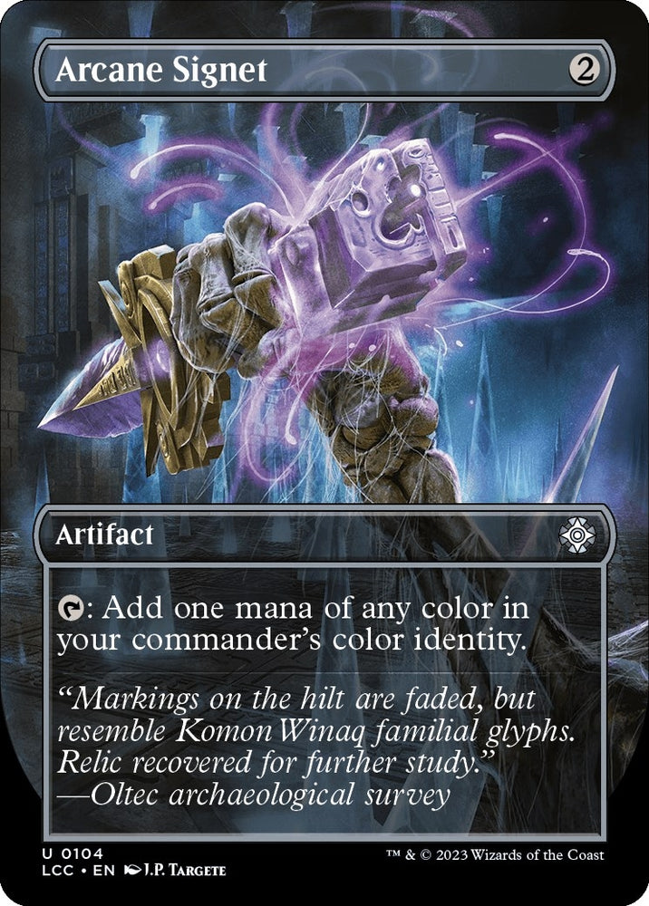 Image for Arcane Signet (Borderless) (104) [Commander: The Lost Caverns of Ixalan]