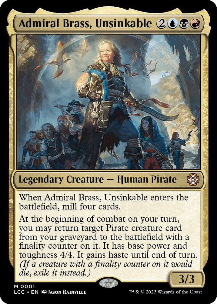 Image for Admiral Brass, Unsinkable (1) [Commander: The Lost Caverns of Ixalan]