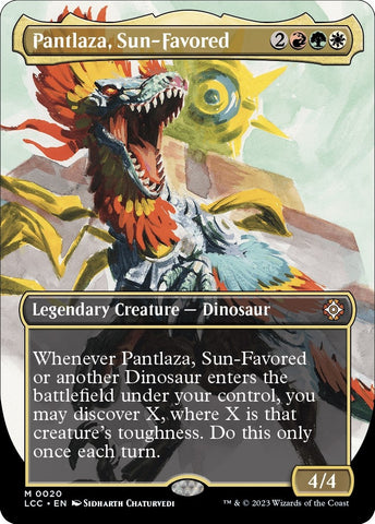 Image for Pantlaza, Sun-Favored (Borderless) (20) [Commander: The Lost Caverns of Ixalan]