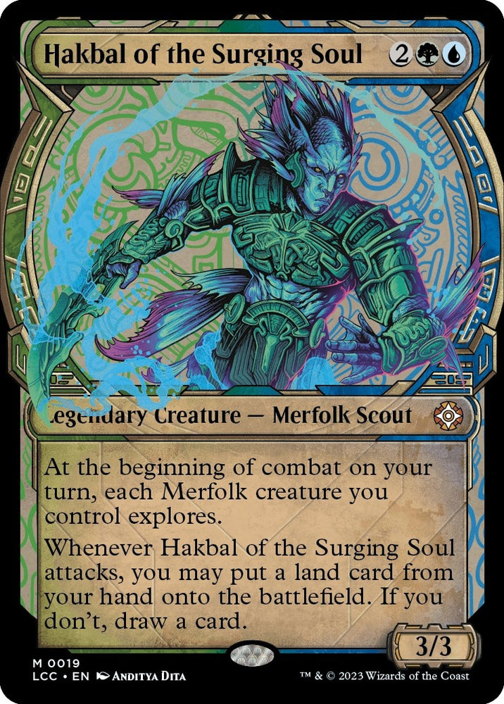 Image for Hakbal of the Surging Soul (Showcase) (19) [Commander: The Lost Caverns of Ixalan]